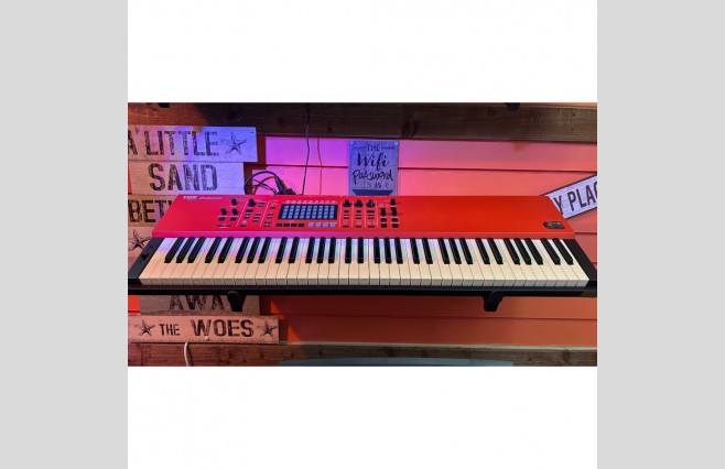 Used Vox Continental 73 Red Keyboard (SN:001230) - Image 1